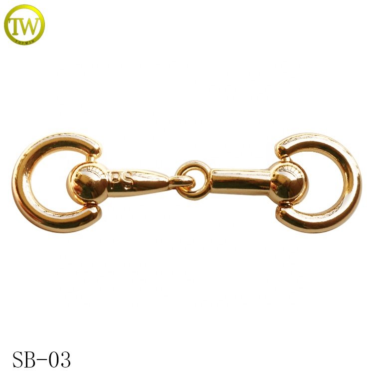 Popular gold metal boots buckle shape zinc alloy shoe accessory buckles for swimwear