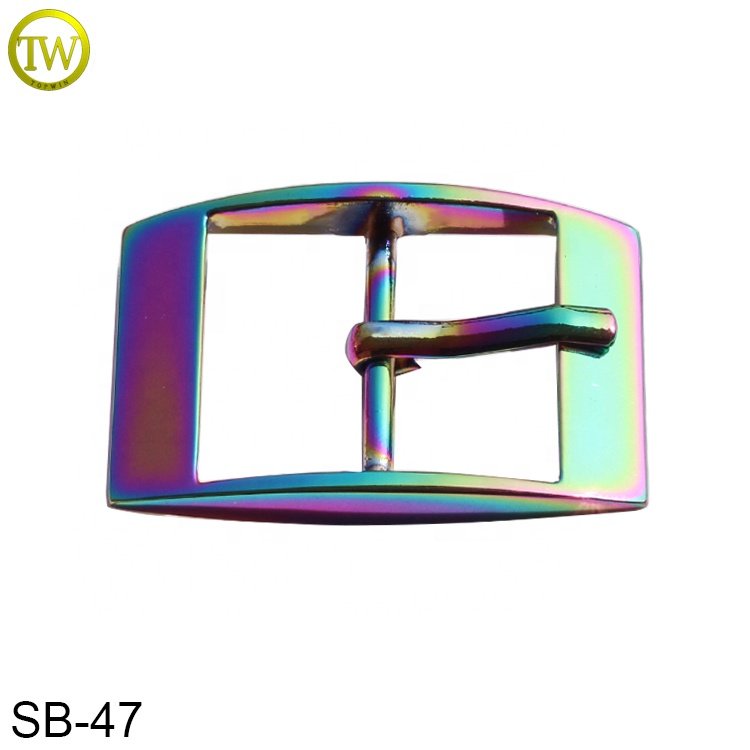 Popular gold metal boots buckle shape zinc alloy shoe accessory buckles for swimwear