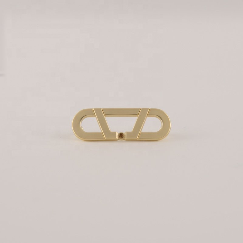 Custom Matte Gold Color Alloy Metal Buckle For Women Dresses