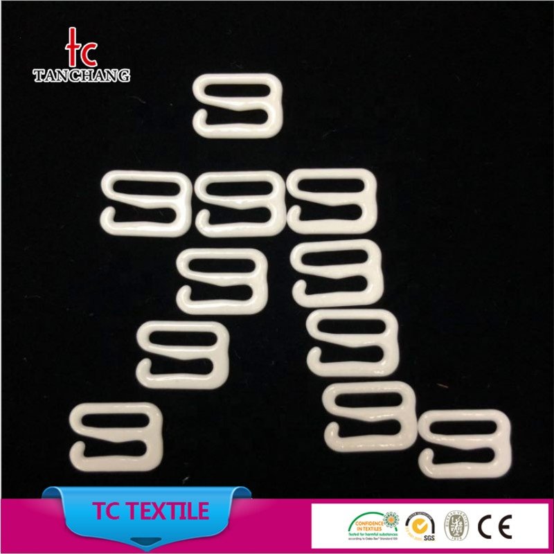 factory wholesale nylon coated adjustable bra buckle rings and sliders in lingerie TCBK01-100