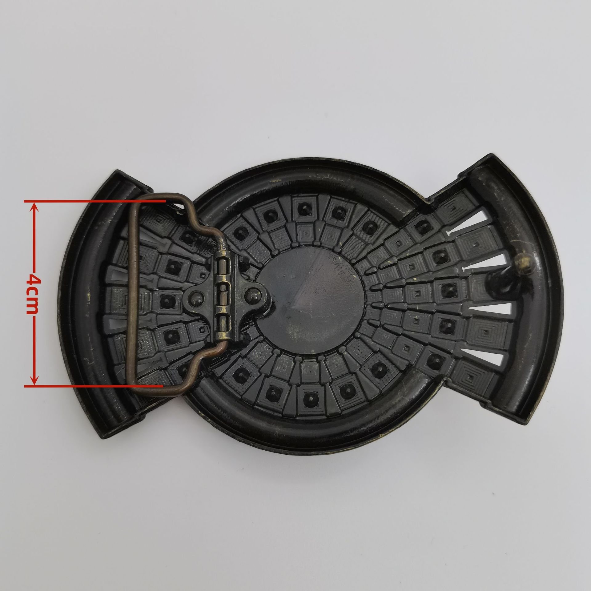 Bohemian Retro Western Belt Buckles Mens Womens Fashion Prong Plate for Leather Belt Alloy Material Indias Style