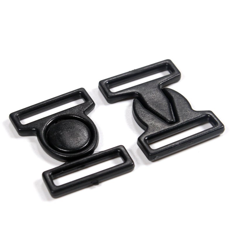 Factory custom swimwear accessory plastic bra front buckles front closure clips