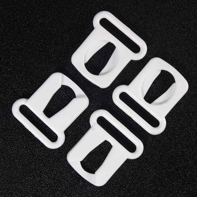 Factory custom swimwear accessory plastic bra front buckles front closure clips