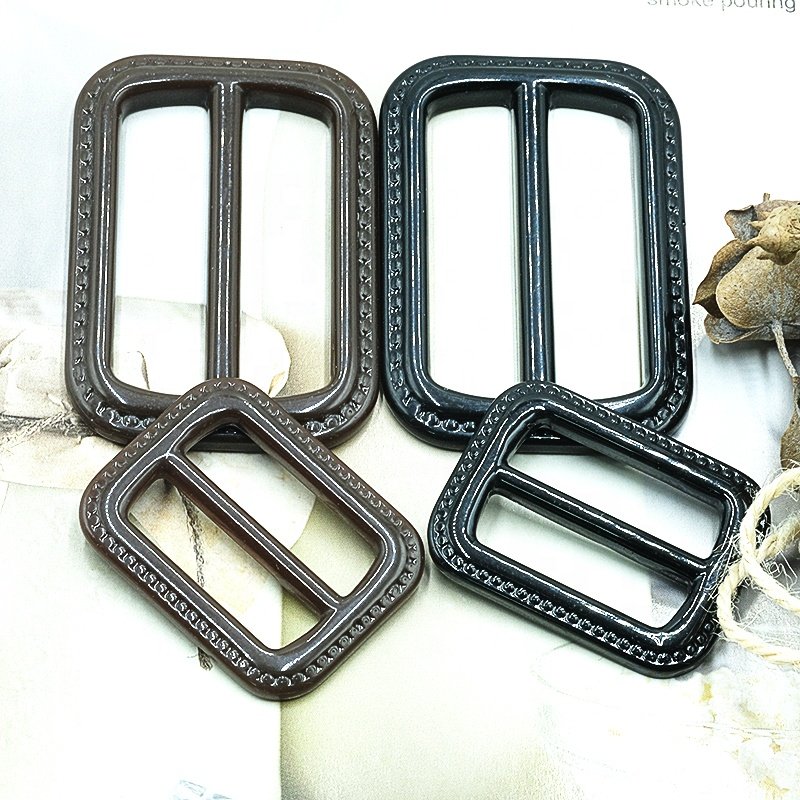 Wholesale price custom buckles plastic resin women coats belt buckles Rectangle waist plastic buckles for clothing