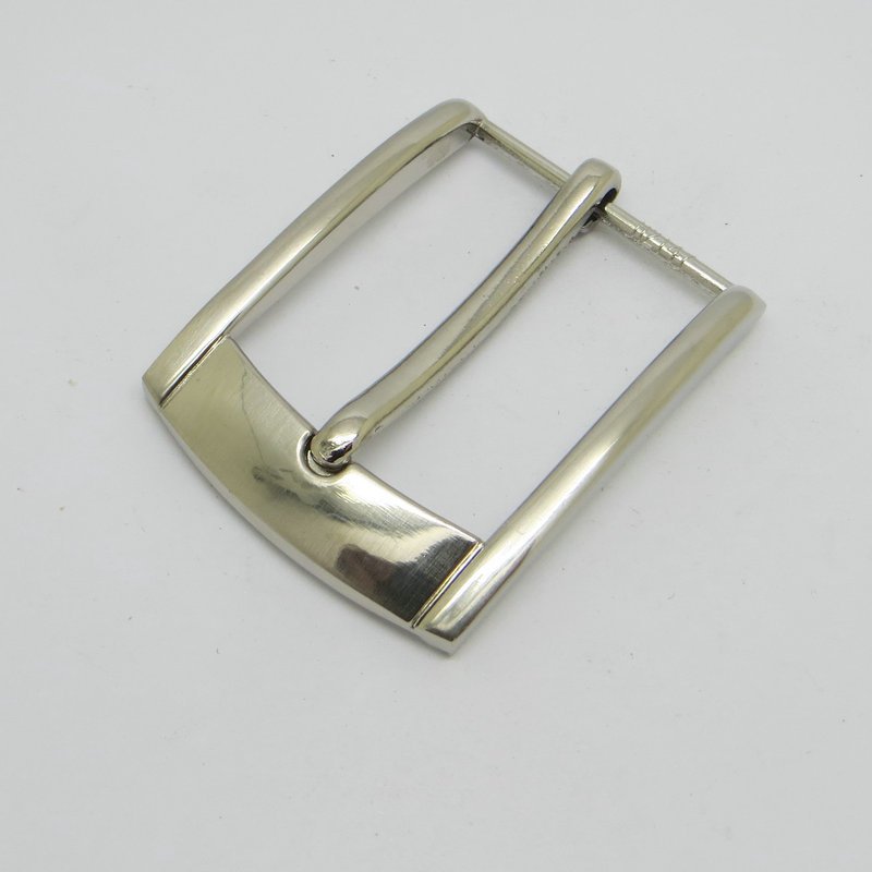 custom logo zinc alloy metal belt buckle 35mm pin buckle for men