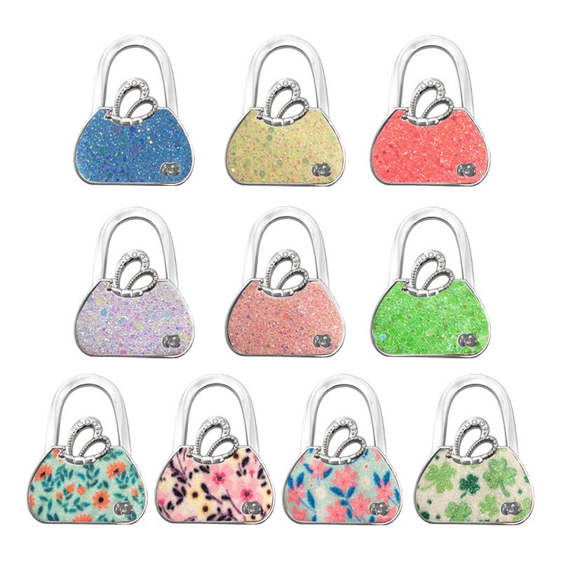 Hot Selling Products Folding Portable Hanging Bag Hook Bag Desktop Creative Purse Hook