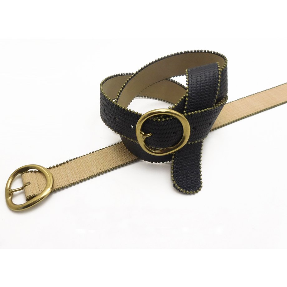 FM new American designer design PU belt embossed design ladies fashion belts for ladies luxury buckle leather belt women