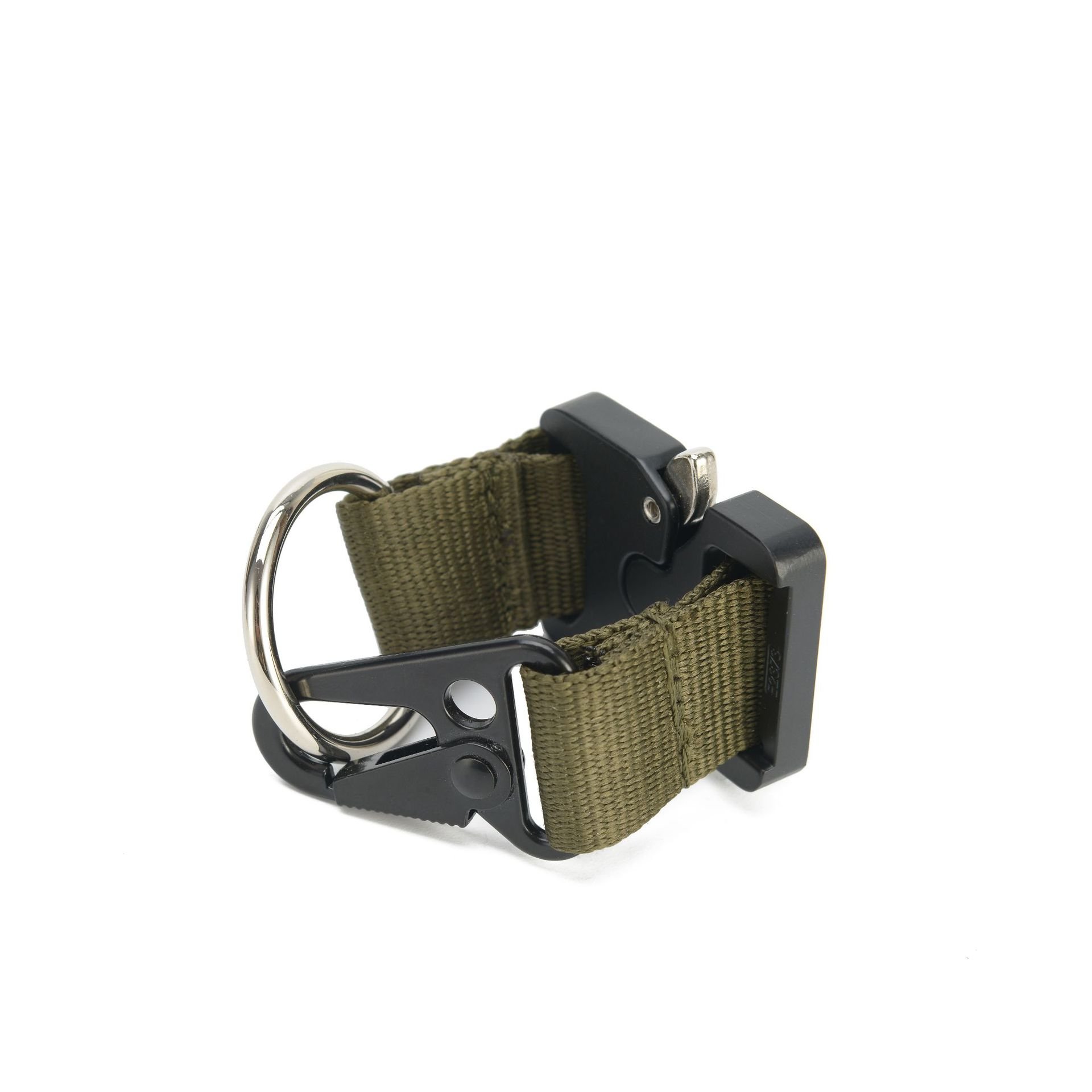 RTS stock outdoor MOLLE fast buckle strap moutain trekking key chain hook durrable nylon webbing for men women