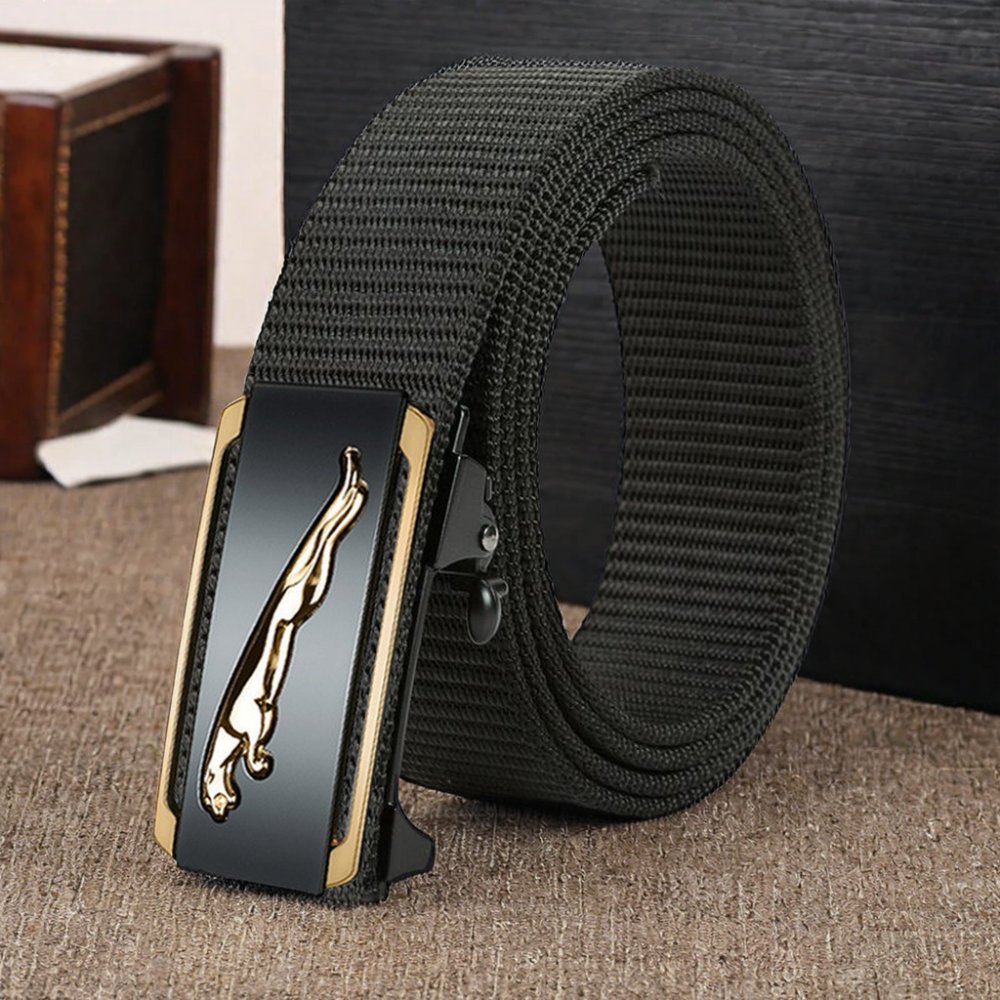 Outdoor Canvas Web baseball golf Belt Casual Nylon Waistband with Durable Plastic Buckle Stretch Training Braided Fabric for men