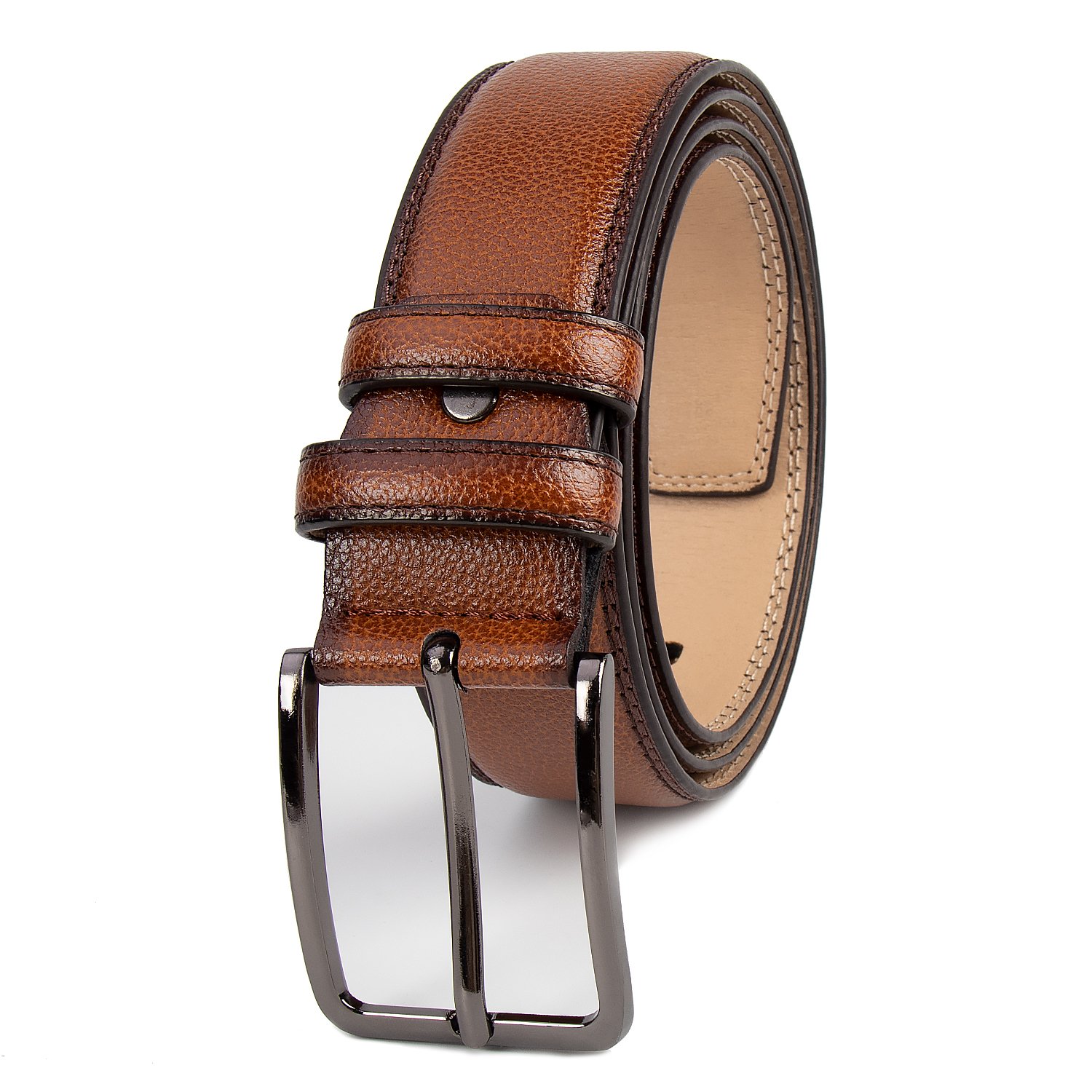 Men's Belt Embossing Process PU Material Pin Buckle Belt Trend Casual Men's Pants Belt