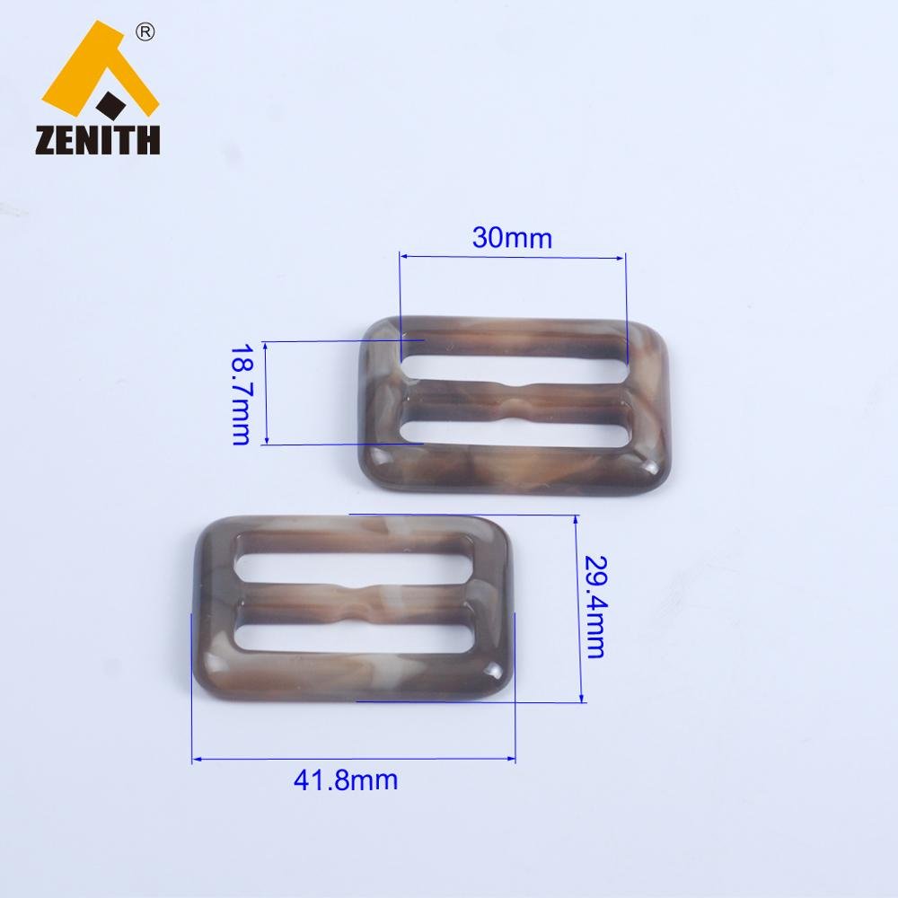 Custom Resin Adjustable Buckle for Coat Waist Buckle KR50042 44
