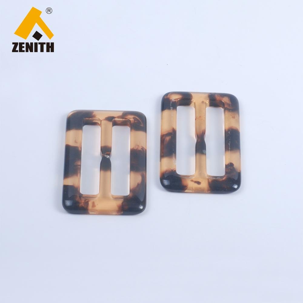Custom Resin Adjustable Buckle for Coat Waist Buckle KR50042 44