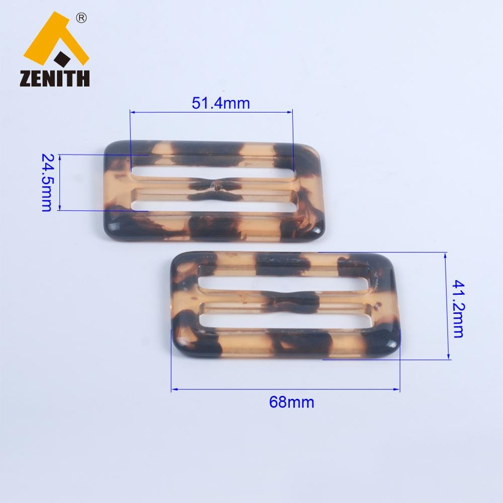 Custom Resin Adjustable Buckle for Coat Waist Buckle KR50042 44