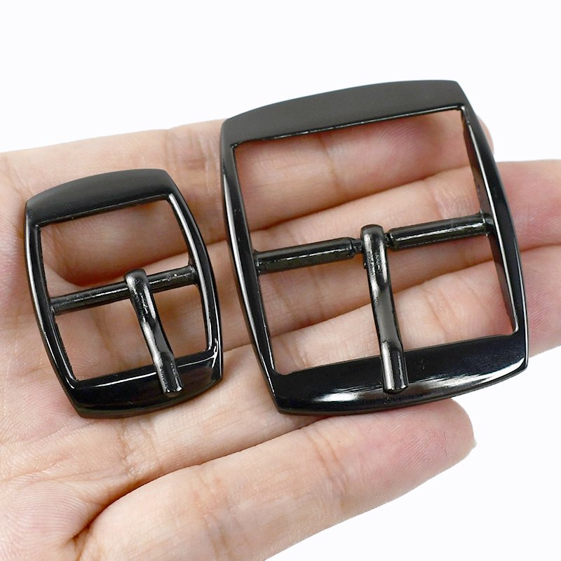 MeeTee XP059 32mm Alloy Steel Luggage Hardware DIY Handmade Tri-Glide Pin Buckle for Shoulder Bag Strap Adjustment Handbags