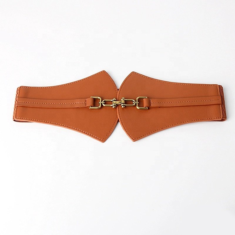 Fashion elastic elastic wide waistband women's clothing accessories alloy buckle belt