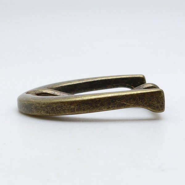 Customized Color 30MM Vintage Clasp Antique Brass Simple Pin Buckle For Man Belt Bag Parts Accessories