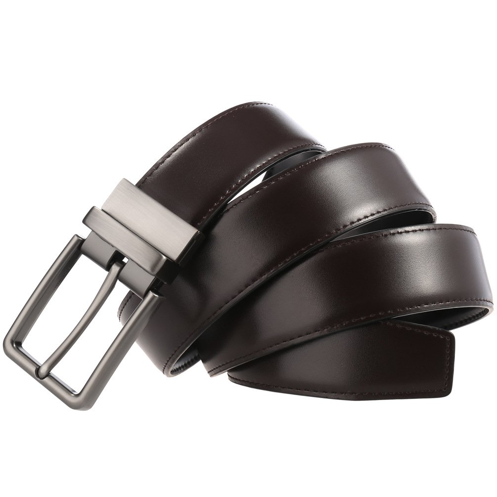 Factory Wholesale OEM Pin Buckle Belt Business Genuine Leather Belts for Jeans