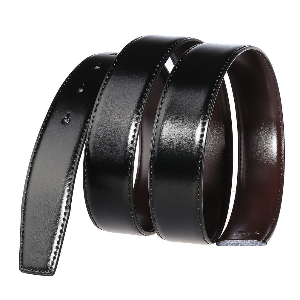 Factory Wholesale OEM Pin Buckle Belt Business Genuine Leather Belts for Jeans