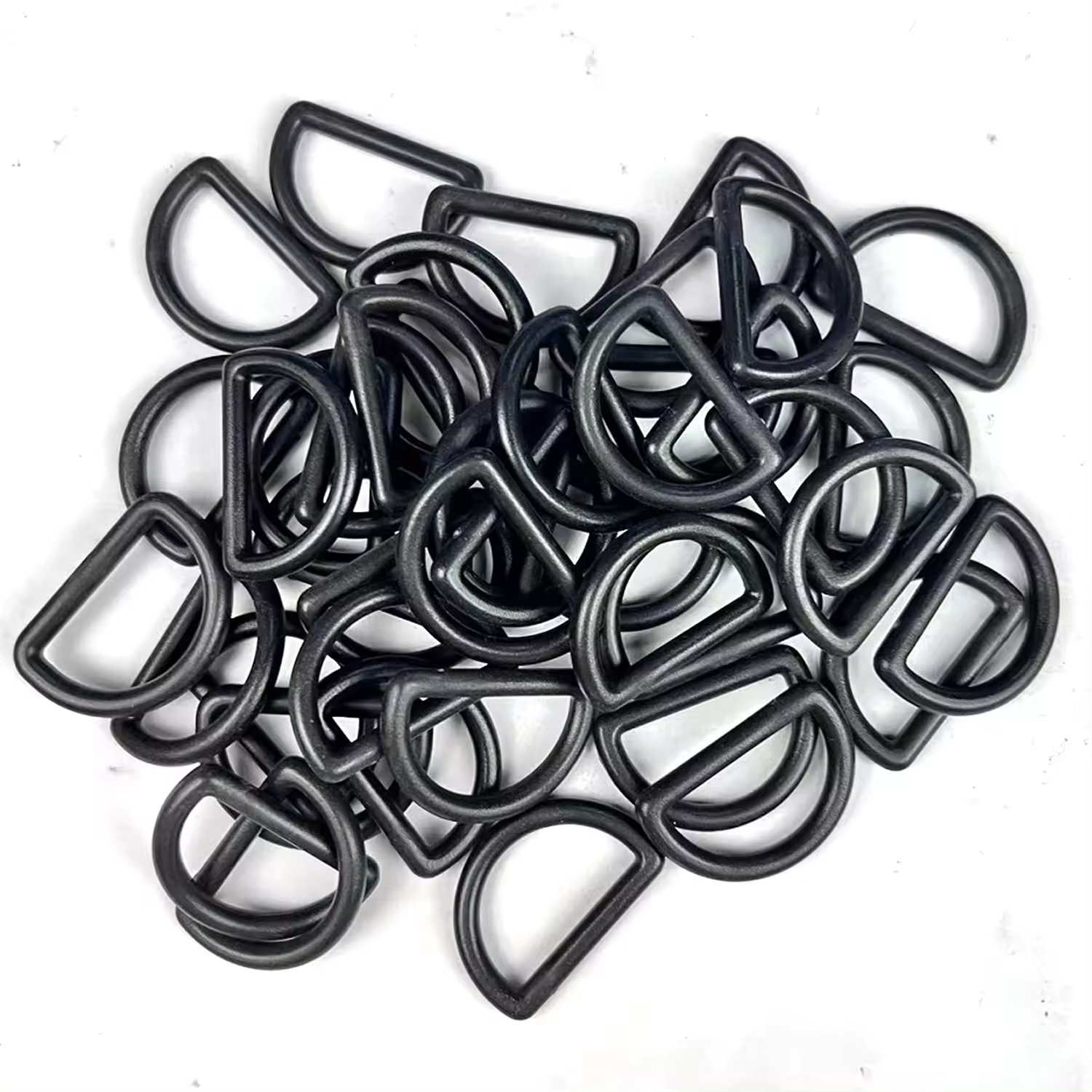 Plastic D Ring Buckle 15-38mm Bag Strap Connector Clasps Colorful Handbag Decor Hook For Webbing Luggage Accessories