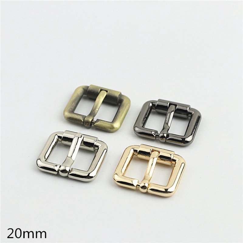 Cheap price bag accessories leather hardware metal square belt pin buckles strap adjustable buckle metal buckles