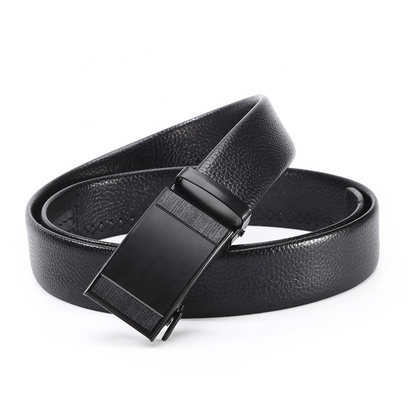 2022 Wholesale Male PU Leather Clip Metal Buckle Gift Box Packaging Italy Man Belts