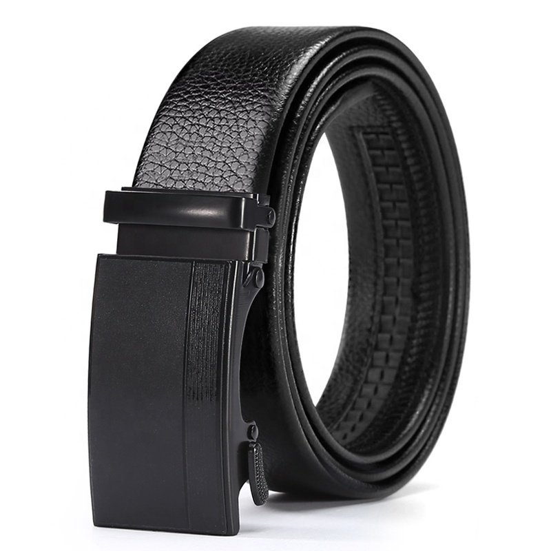 2022 Wholesale Male PU Leather Clip Metal Buckle Gift Box Packaging Italy Man Belts