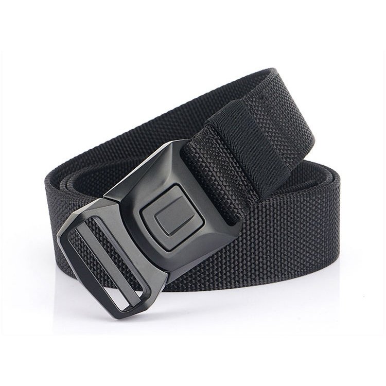 Quick-Release Alloy Buckle Hunting Safety Harnesses Belts, Men's 1.5 Inches Rigger Non-Slip Tactical Belt