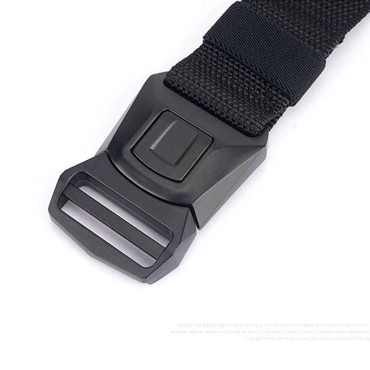 Quick-Release Alloy Buckle Hunting Safety Harnesses Belts, Men's 1.5 Inches Rigger Non-Slip Tactical Belt