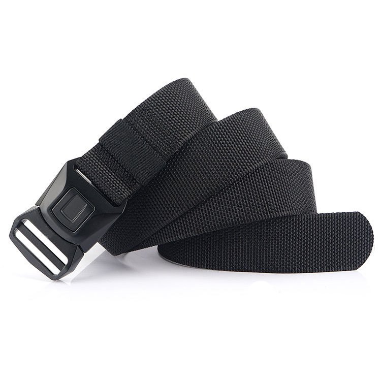 Quick-Release Alloy Buckle Hunting Safety Harnesses Belts, Men's 1.5 Inches Rigger Non-Slip Tactical Belt