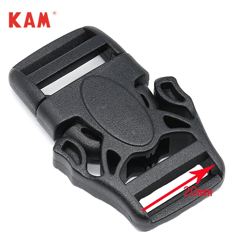 Fashion side release plastic buckle for luggage