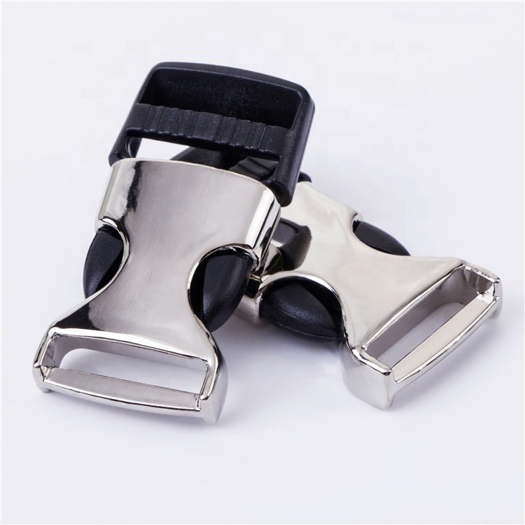 Bag Quick Side Release Buckle 2cm 2.5cm 3.2cm Dog Collar Webbing Adjusters Clothes Tactical Belts Accessories With Logo