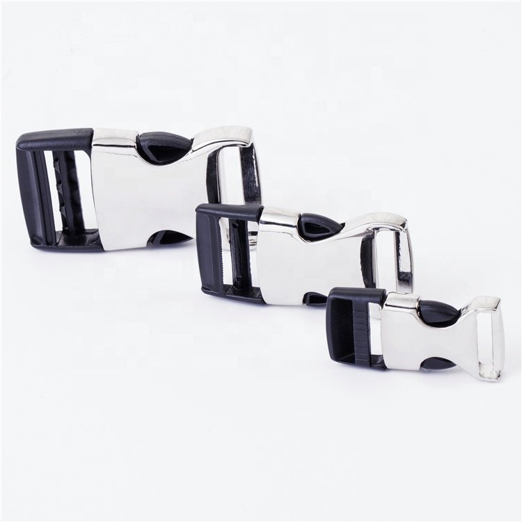 Bag Quick Side Release Buckle 2cm 2.5cm 3.2cm Dog Collar Webbing Adjusters Clothes Tactical Belts Accessories With Logo