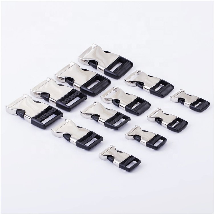 Bag Quick Side Release Buckle 2cm 2.5cm 3.2cm Dog Collar Webbing Adjusters Clothes Tactical Belts Accessories With Logo