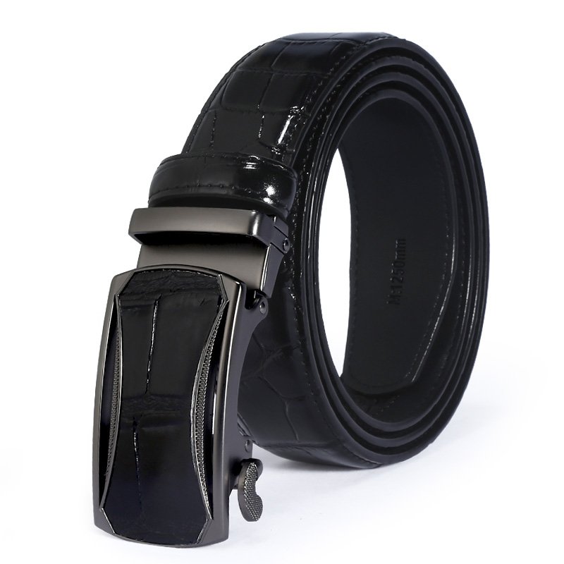 Business men leather belt new leisure automatic buckle air waistband