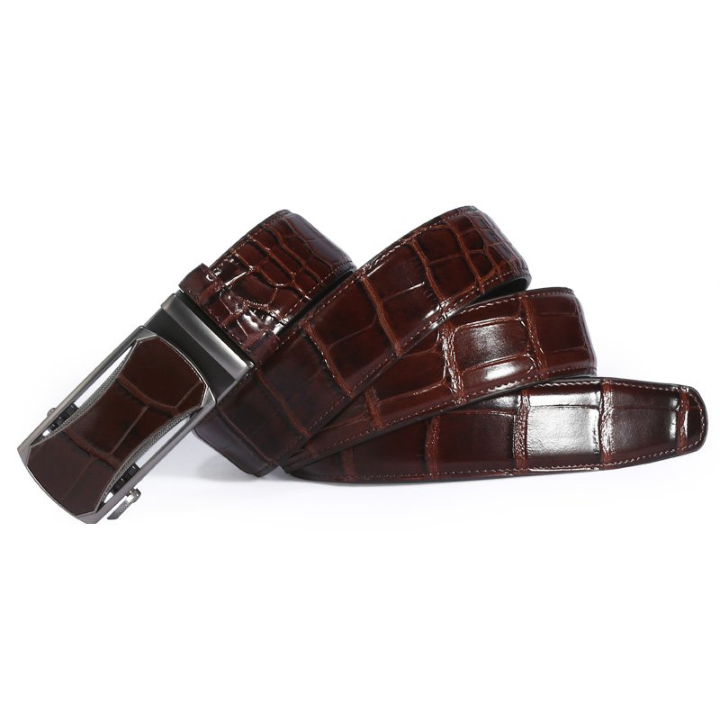 Business men leather belt new leisure automatic buckle air waistband