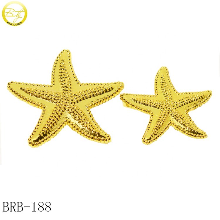 Custom engraved logo clasp ring sliders gold plated swimbeach hardware buckle sets metal bikini accessory