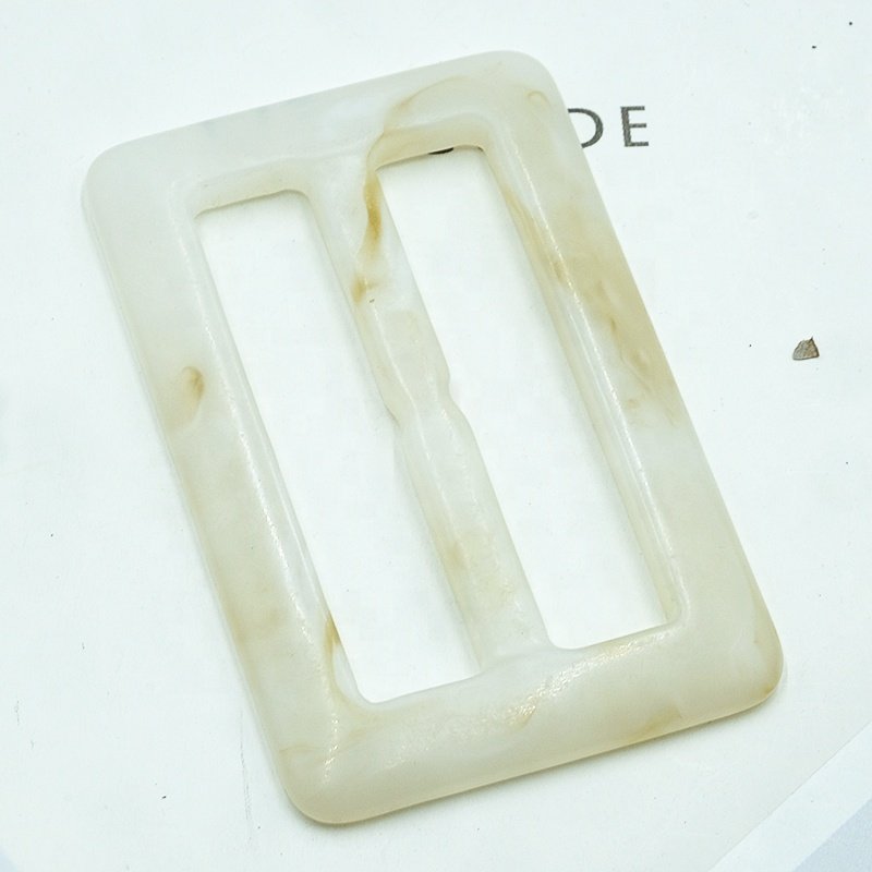Wholesale price buckles swimsuit plastic resin women coats belt buckle buttons Rectangle waist buttons for clothing
