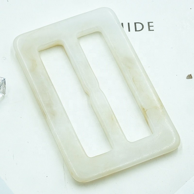 Wholesale price buckles swimsuit plastic resin women coats belt buckle buttons Rectangle waist buttons for clothing