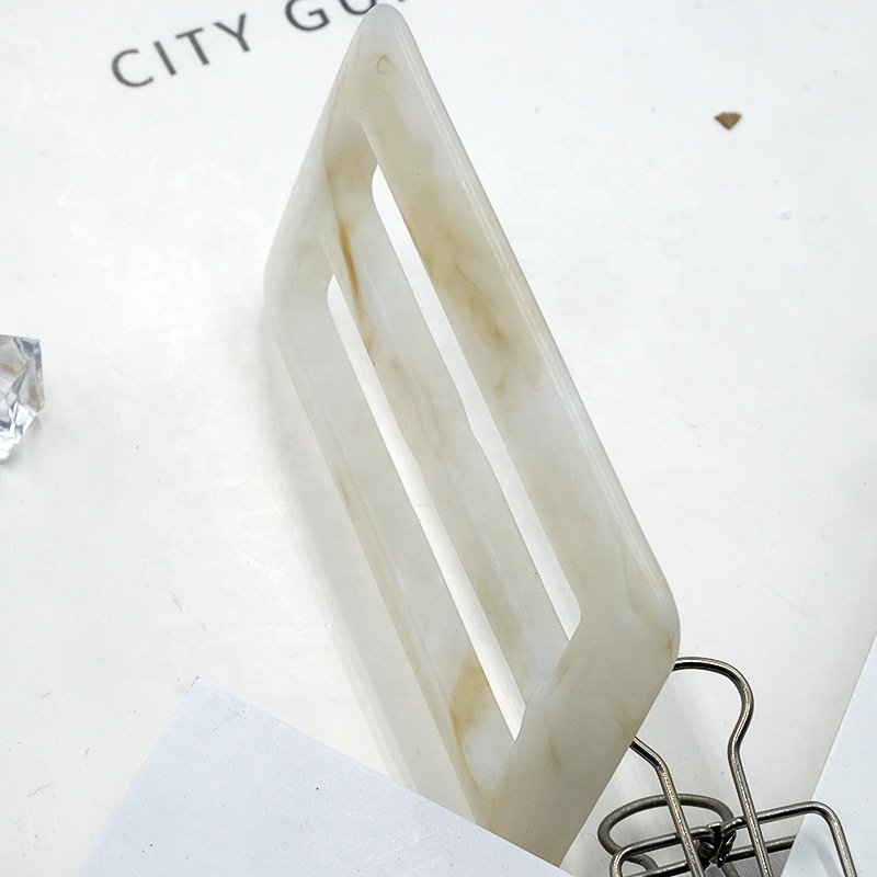 Wholesale price buckles swimsuit plastic resin women coats belt buckle buttons Rectangle waist buttons for clothing