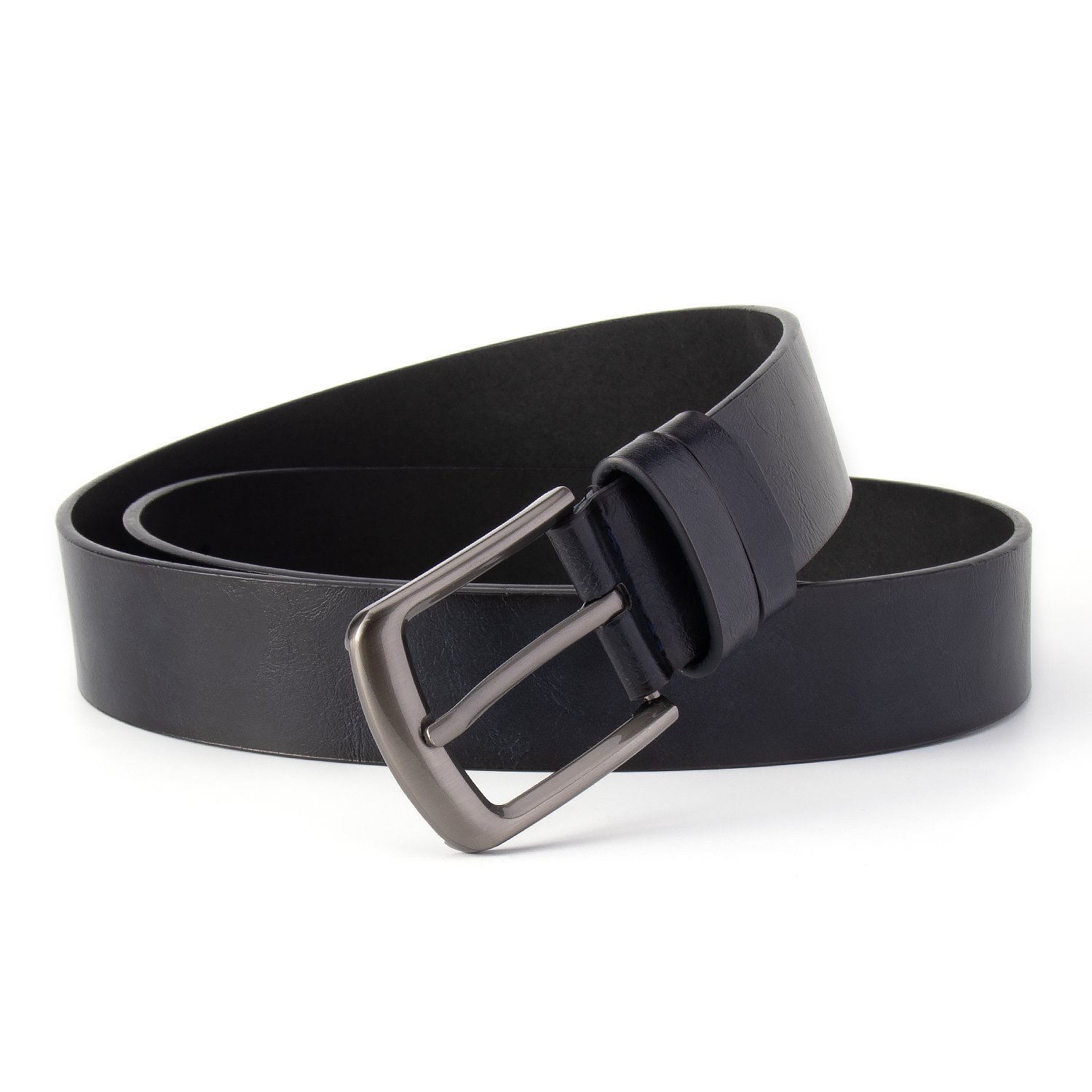 Men's high-end alloy buckle belt factory manufacturing PU leather belt men