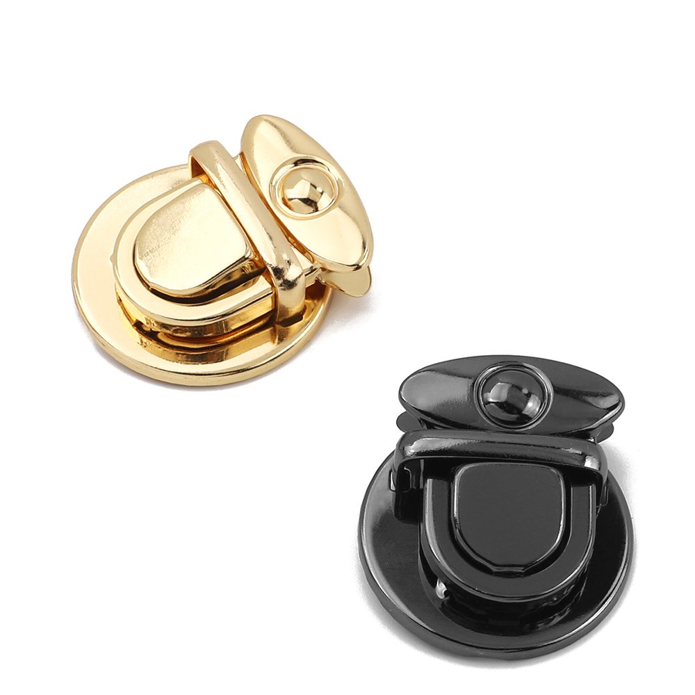 Sizing 23mm & 31mm & 47mm Round Metal Buckle Lock Hardware For Bags Shoulder Handbag DIY Craft Turn Locks Clasp Bag Locks