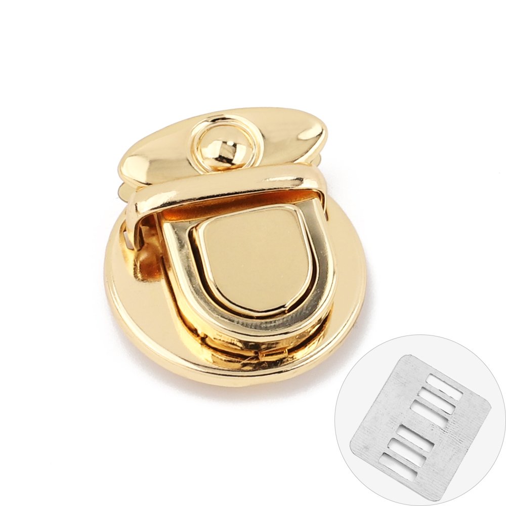 Sizing 23mm & 31mm & 47mm Round Metal Buckle Lock Hardware For Bags Shoulder Handbag DIY Craft Turn Locks Clasp Bag Locks