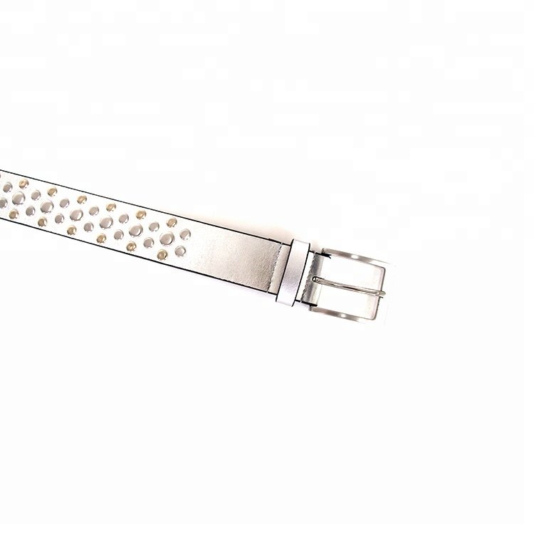 Superior quality western style belt Women's leather belt, Rhinestone and Crystal with metal buckle, slim leather skirt belt