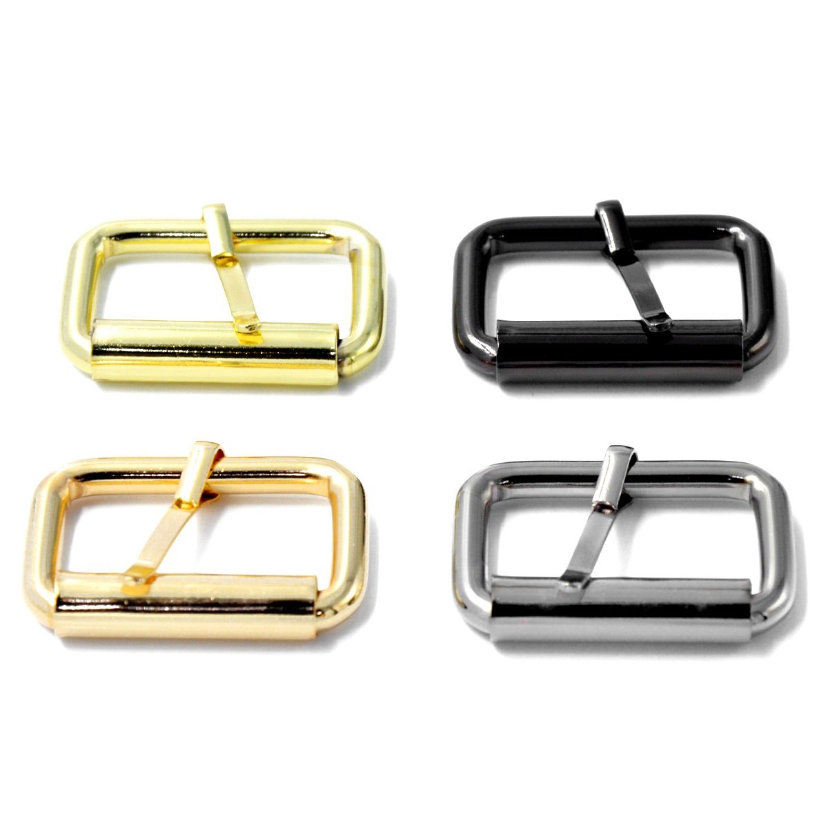 Fashionable Metal Roller Buckle Bag Belt Straps Accessory Lock Pin Clip Square Handbag Hardware Buckle For Leather Fitting