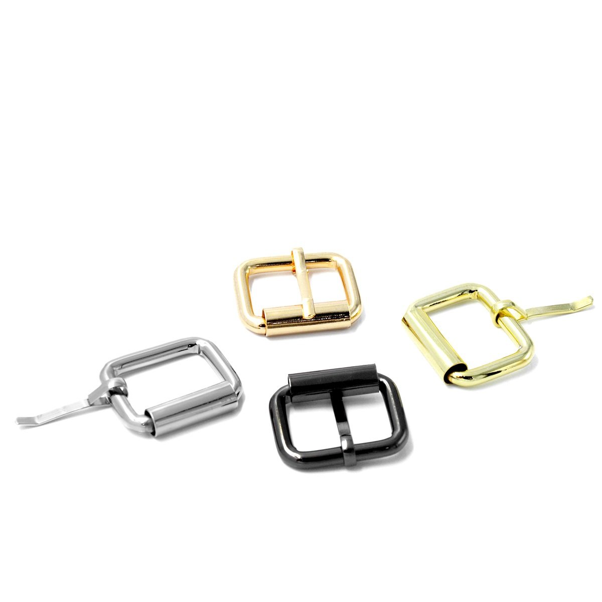 Fashionable Metal Roller Buckle Bag Belt Straps Accessory Lock Pin Clip Square Handbag Hardware Buckle For Leather Fitting
