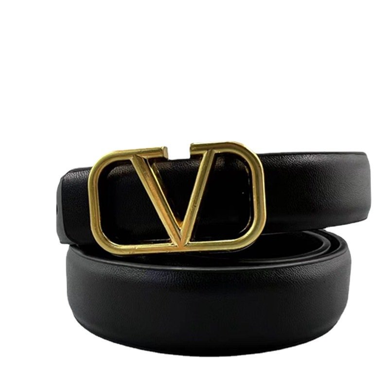 Whole Sale Rate Customized Gold Ly Buckle Leather Belt In High Quality