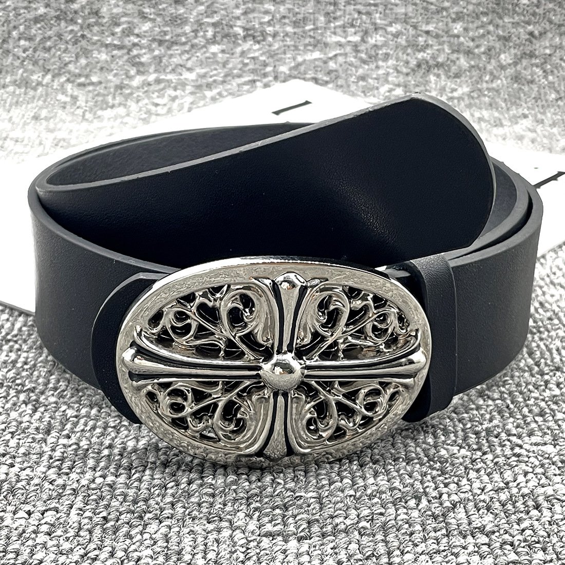 Wholesale (3.8cm wide 105cm long) belt buckle Designer brand custom belt for men