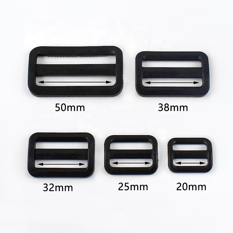 MeeTee AP074 20/25mm Luggage Plastic Accessories Backpack Tri-glide Buckle Shoulder Bag Strap Adjusting Buckle