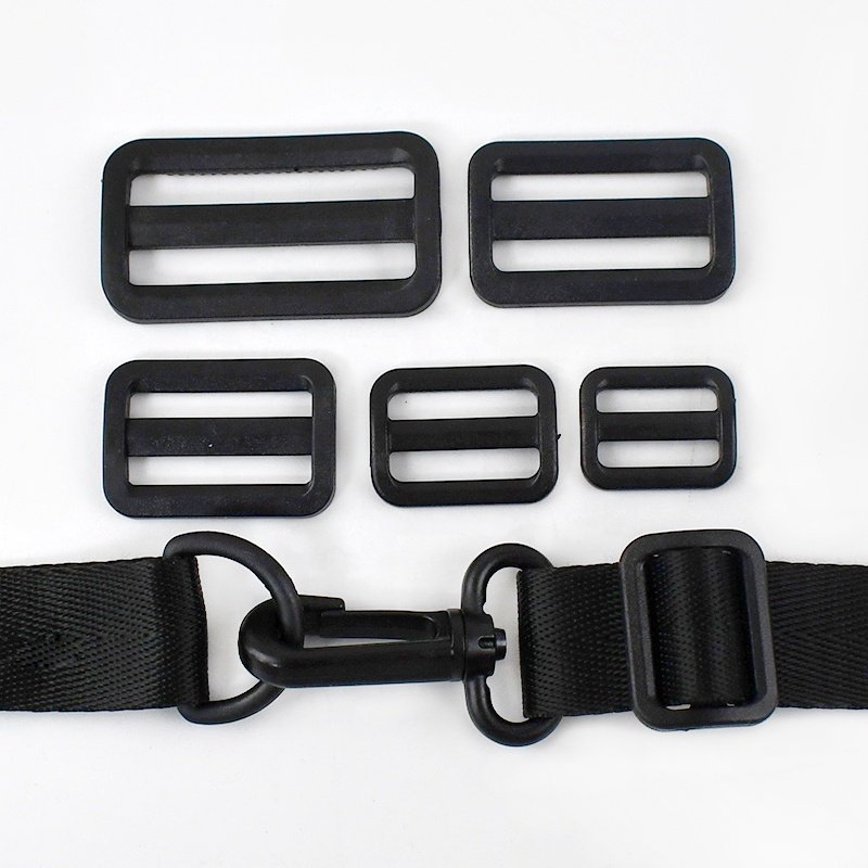 MeeTee AP074 20/25mm Luggage Plastic Accessories Backpack Tri-glide Buckle Shoulder Bag Strap Adjusting Buckle