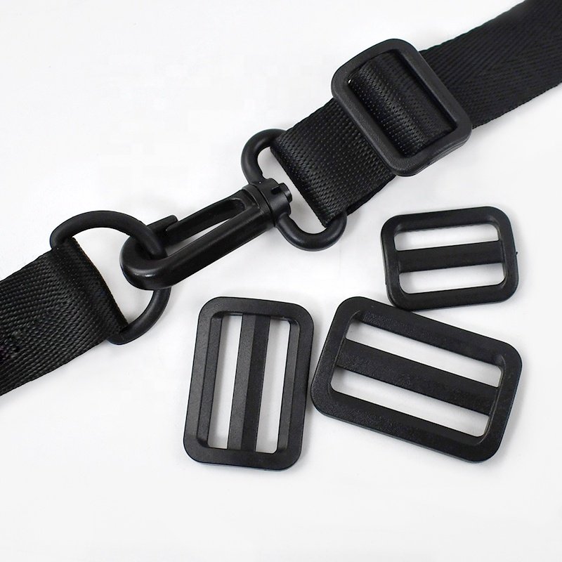 MeeTee AP074 20/25mm Luggage Plastic Accessories Backpack Tri-glide Buckle Shoulder Bag Strap Adjusting Buckle